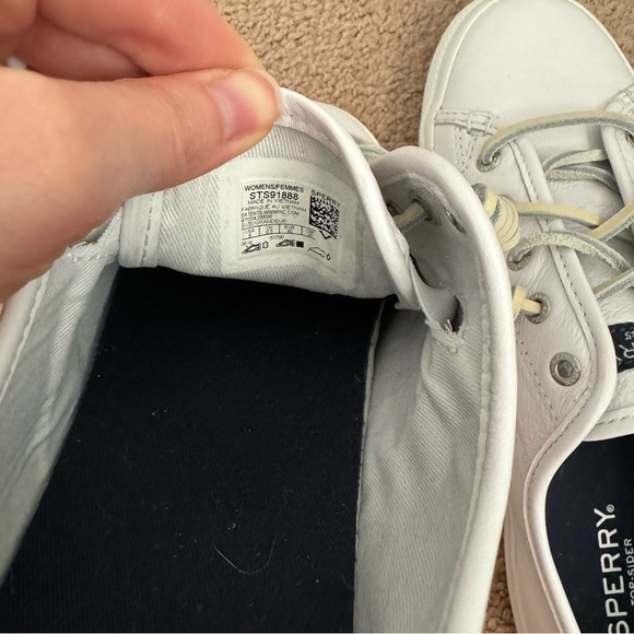 Sperry White Slip On Sneaker - Picture 8 of 8